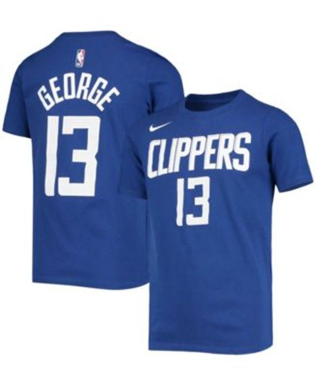 Preschool Oklahoma City Thunder Paul George Nike Blue Name & Number T-Shirt