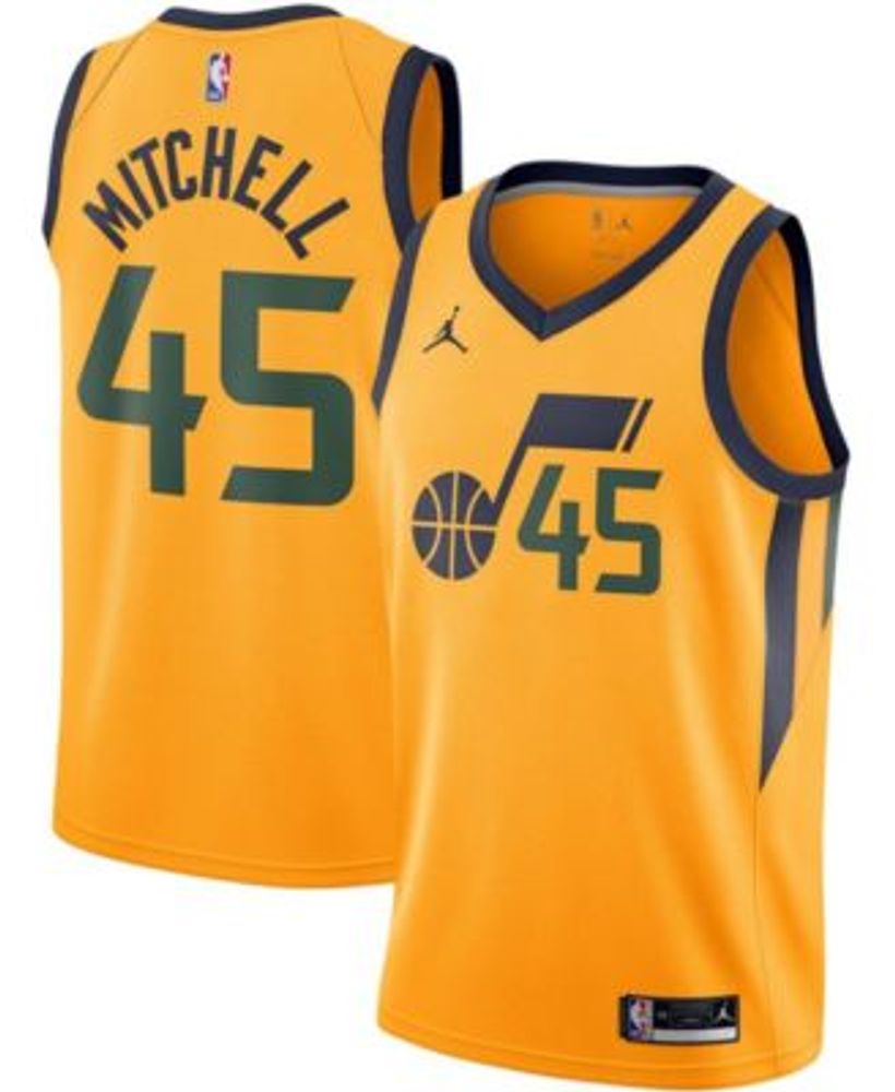 Donovan Mitchell Cleveland Cavaliers Jordan Brand Youth Name & Number  Statement T-Shirt - Black