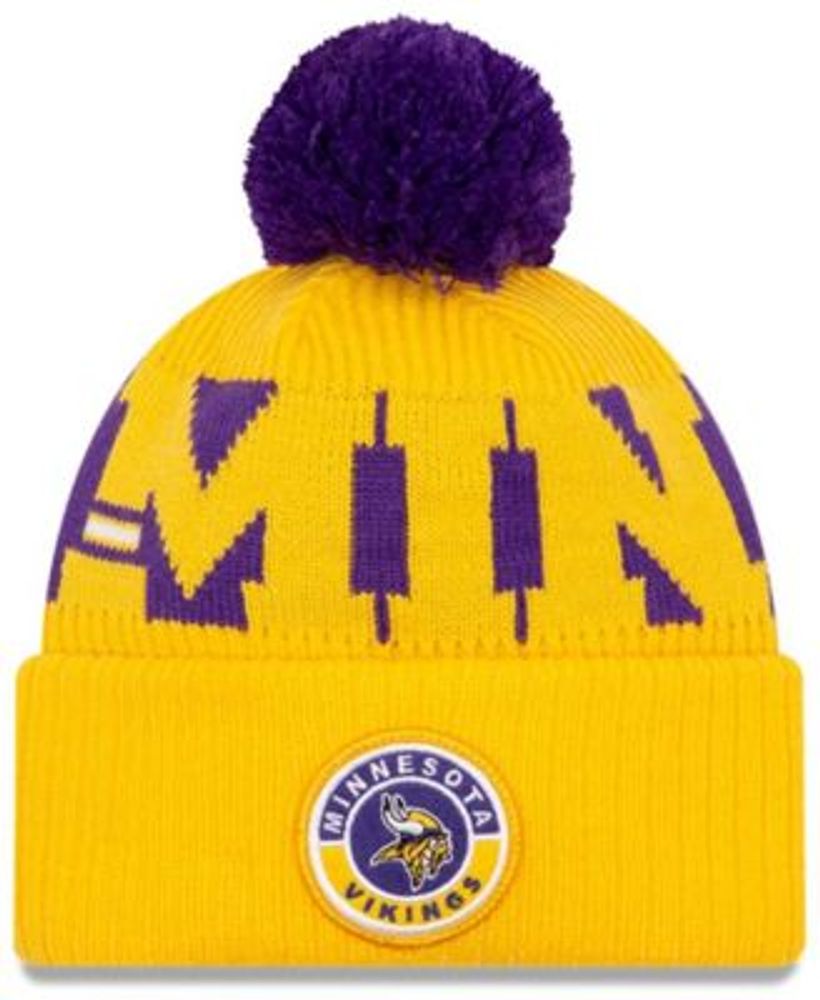 New Era Men's Gold-Tone and Purple Minnesota Vikings 2020 NFL