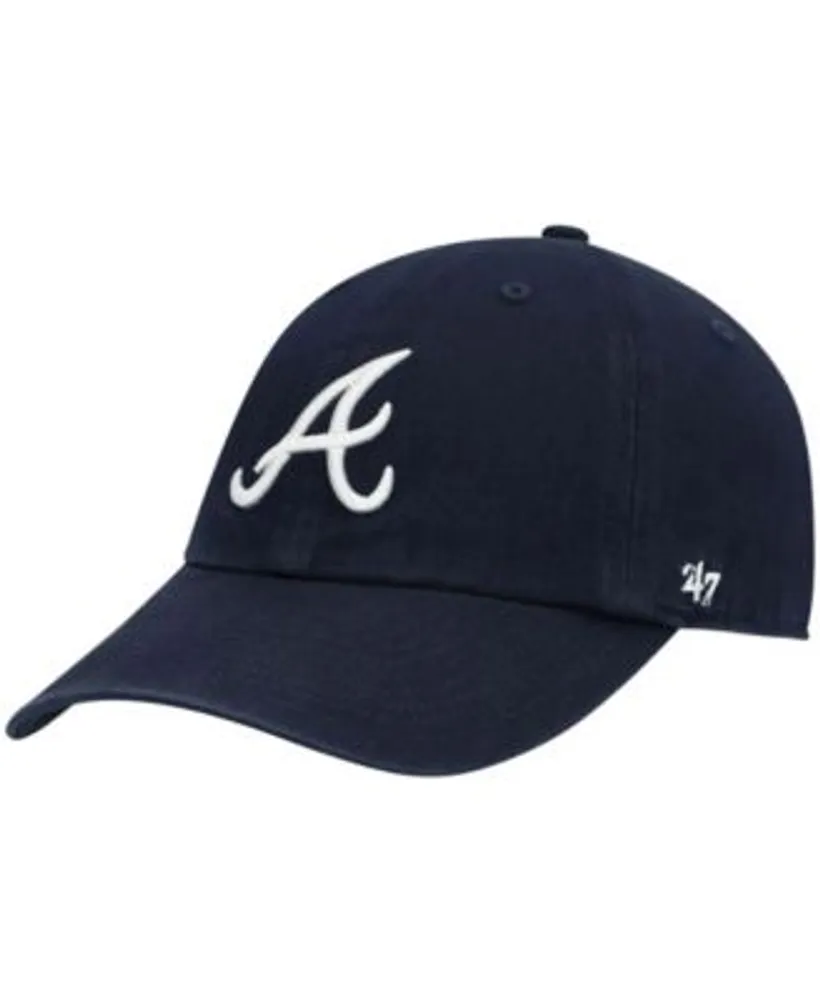 Men's '47 Navy Atlanta Braves Legend MVP Adjustable Hat