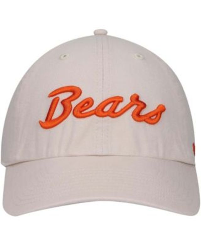 Men's '47 Cream/Navy Chicago Bears Sidestep Clean Up Adjustable Hat