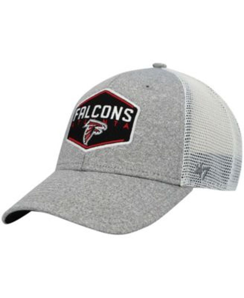 47 Brand Men's Black, White Atlanta Falcons Trucker Snapback Hat