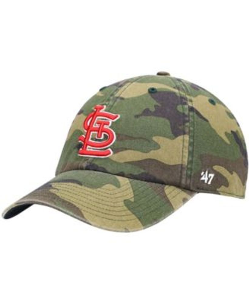 47 Brand Men's Camo St. Louis Cardinals Team Clean Up Adjustable Hat