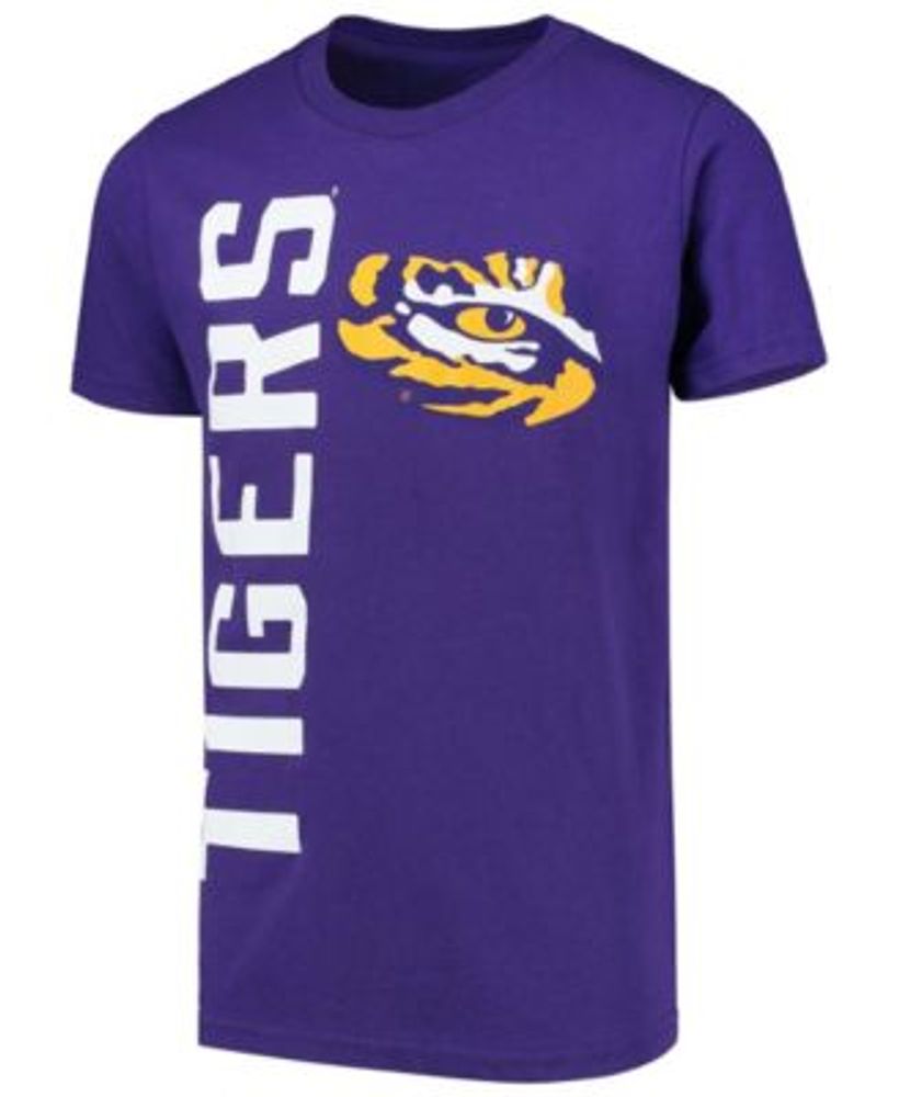 Youth Purple LSU Tigers Vertical Leap T-shirt