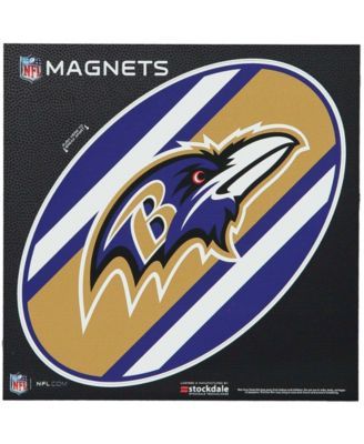 Pittsburgh Steelers Chevron 6 x 6 Oval Full Color Magnet