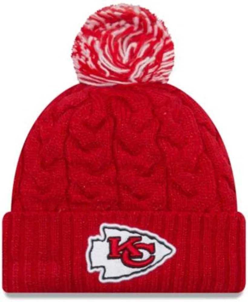 New Era Women's Red Kansas City Chiefs Cozy Cable Cuffed Knit Hat