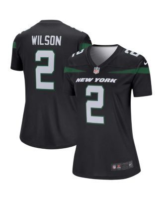 Men's Nike Zach Wilson Gray New York Jets Inverted Legend Jersey Size: Medium