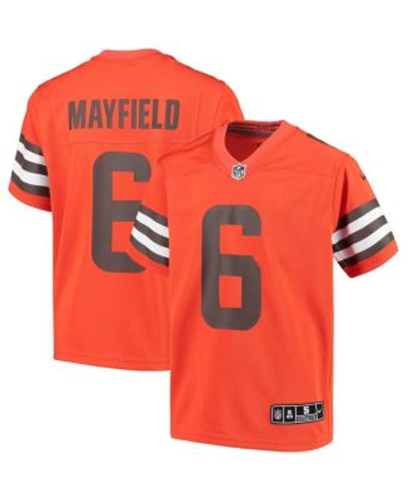 Men's Nike Baker Mayfield White Cleveland Browns Player Game Jersey