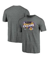 Fanatics Branded Black Los Angeles Lakers 2020 NBA Finals Champions Finger Roll Ring T-Shirt