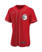 Men's Cincinnati Reds Nike Scarlet Alternate Authentic Team Logo Jersey