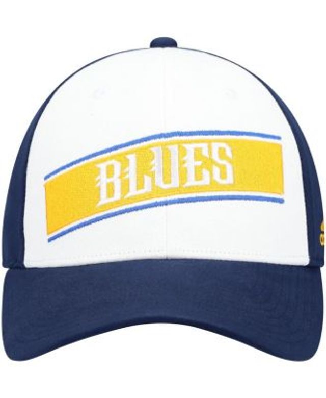 Men's adidas Yellow St. Louis Blues Reverse Retro 2.0 Flex Fitted Hat
