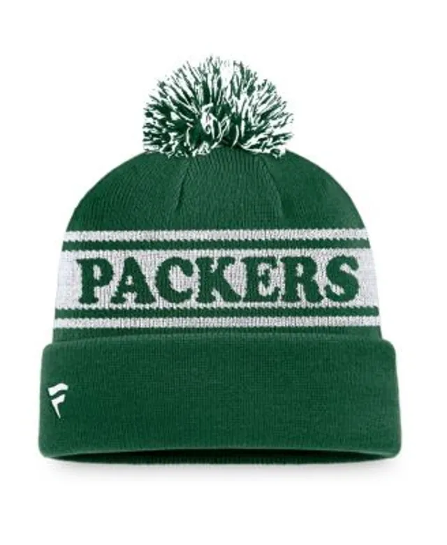 Green Bay Packers New Era 2022 Sideline Cuffed Pom Knit Hat - Black/