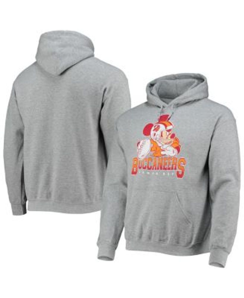 Men's Nike Heathered Gray Tampa Bay Buccaneers Rewind Club Fleece Pullover Hoodie Size: Small