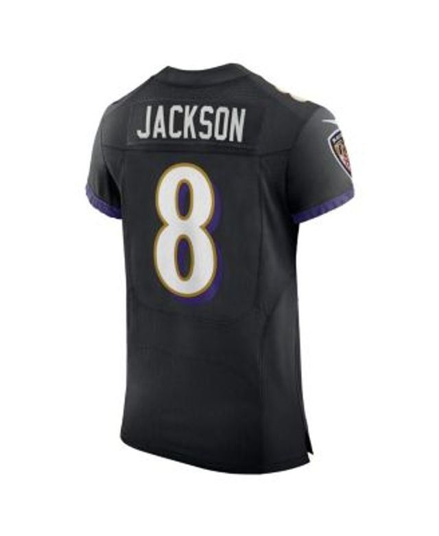 Nike Men's Lamar Jackson Black Baltimore Ravens Alternate Vapor Elite Player Jersey - Black