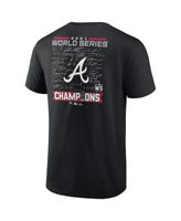 Men's Atlanta Braves Fanatics Branded Black 2021 World Series Champions  Signature Roster Long Sleeve T-Shirt