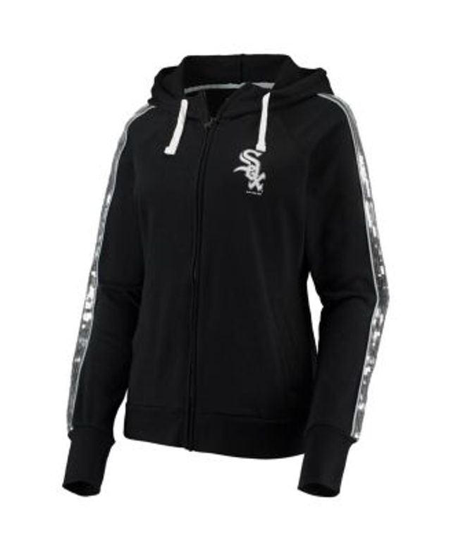 Women's G-III 4Her by Carl Banks Black New Orleans Saints Game Changer Raglan Full-Zip Hoodie Size: Medium