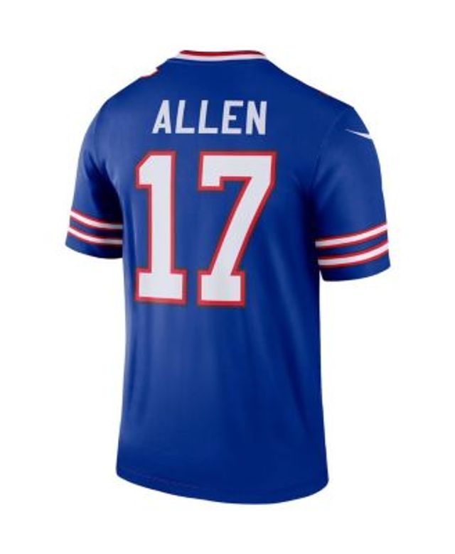 Men's Nike Josh Allen Red Buffalo Bills Color Rush Vapor Limited Jersey, Size: 2XL