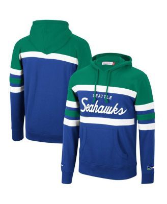 47 Brand Men's Royal Seattle Seahawks Shortstop Pullover Hoodie