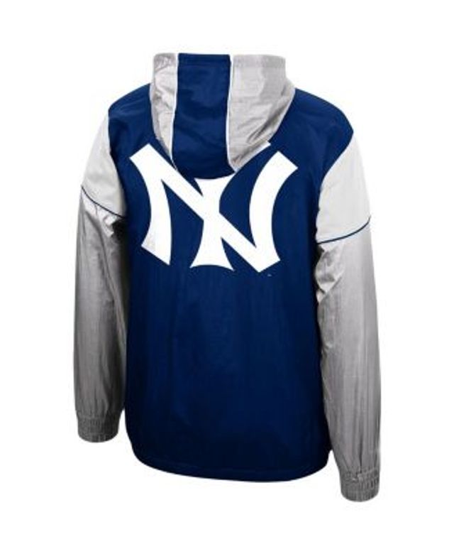 Men's Mitchell & Ness Royal New York Mets Throw It Back Full-Zip Windbreaker Jacket Size: Medium