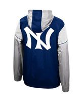 New York Yankees Mitchell & Ness Undeniable Full-Zip Hoodie Windbreaker  Jacket - Navy