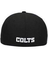 Men's Indianapolis Colts New Era White Omaha Historic Logo 59FIFTY Fitted  Hat