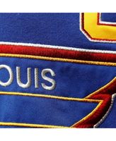 Men's Mitchell & Ness Brett Hull Blue St. Louis Blues Name & Number T-Shirt