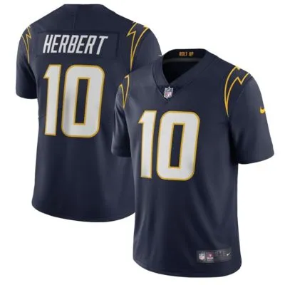 Nike Men's Justin Herbert Los Angeles Chargers Vapor Limited Jersey