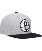 Men's Brooklyn Nets Mitchell & Ness Black Hype Type Snapback Hat