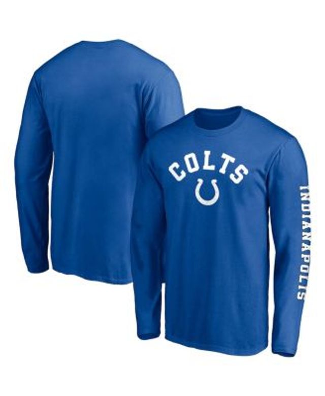 Men's Indianapolis Colts Fanatics Branded Royal Victory Arch T-Shirt