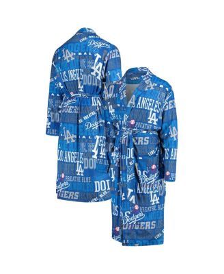 Men's Royal Los Angeles Dodgers Ensemble Micro fleece Robe