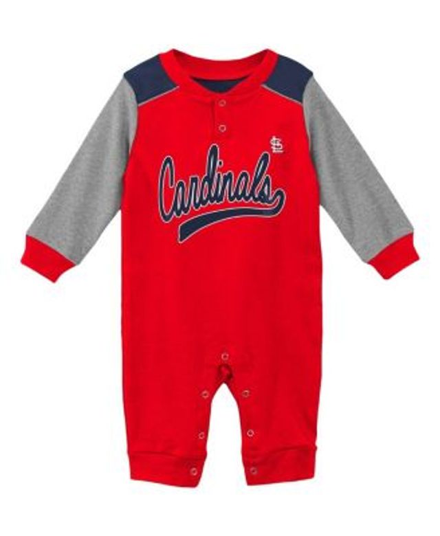 Outerstuff Newborn and Infant Boys and Girls Navy, Red St. Louis Cardinals  Pinch Hitter T-shirt and Shorts Set - Macy's