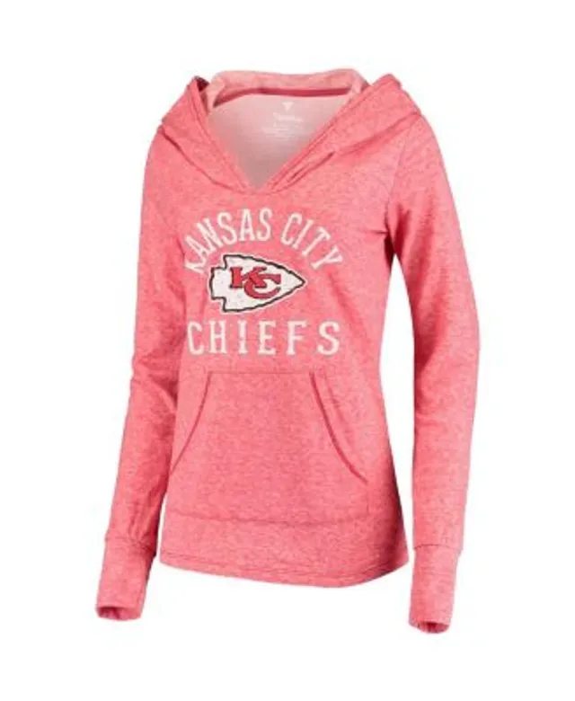 Women's Fanatics Branded Heather Charcoal Kansas City Chiefs Super Bowl LVII Champions Victory Formation Pullover Hoodie Size: Large