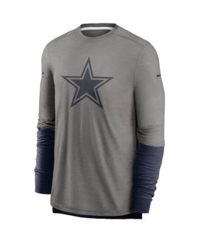 Dallas Cowboys Nike Dri-Fit Cotton Long Sleeve Raglan T-Shirt - Mens