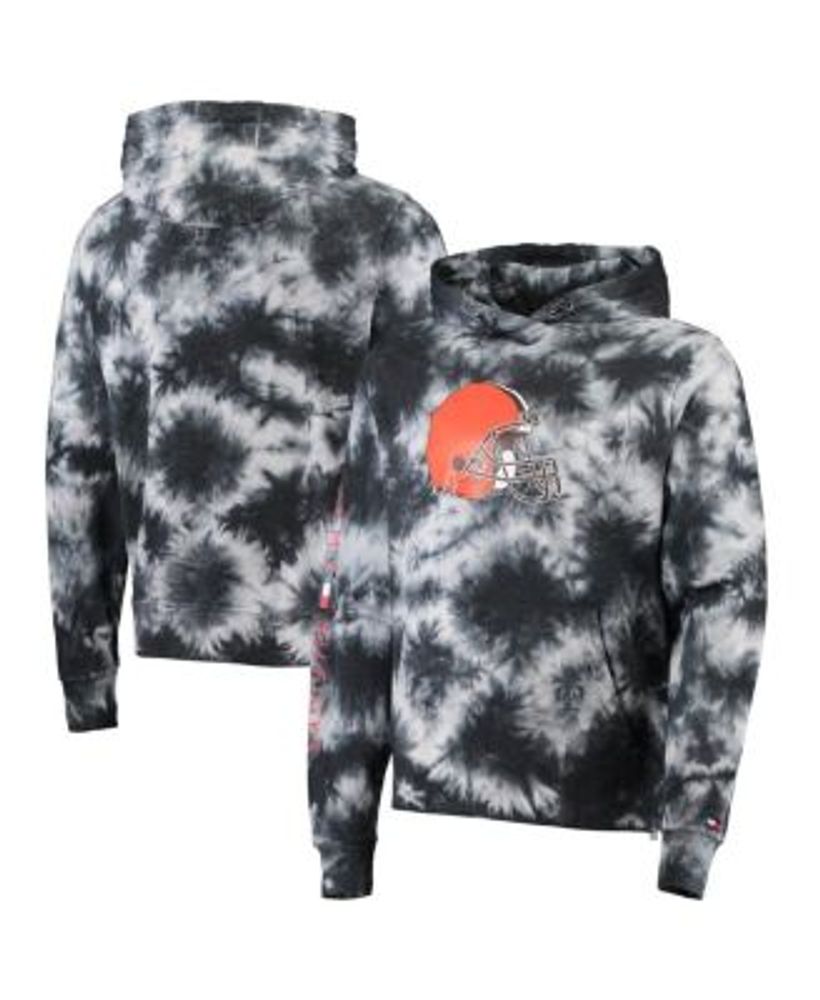 Youth Black Pittsburgh Steelers Team Tie-Dye Pullover Hoodie