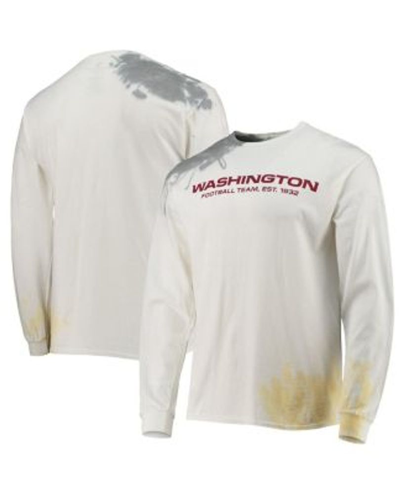 Men's Nike White/Burgundy Washington Football Team Throwback Raglan Long Sleeve T-Shirt