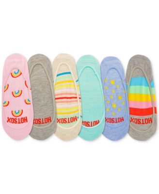 6-Pk. Rainbow Liner Socks