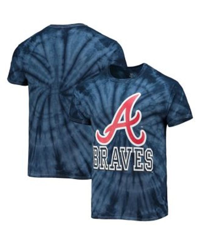 Atlanta Braves New Era Team Tie-Dye T-Shirt - Navy