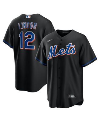 Youth Francisco Lindor New York Mets Blue Alternate Replica Jersey