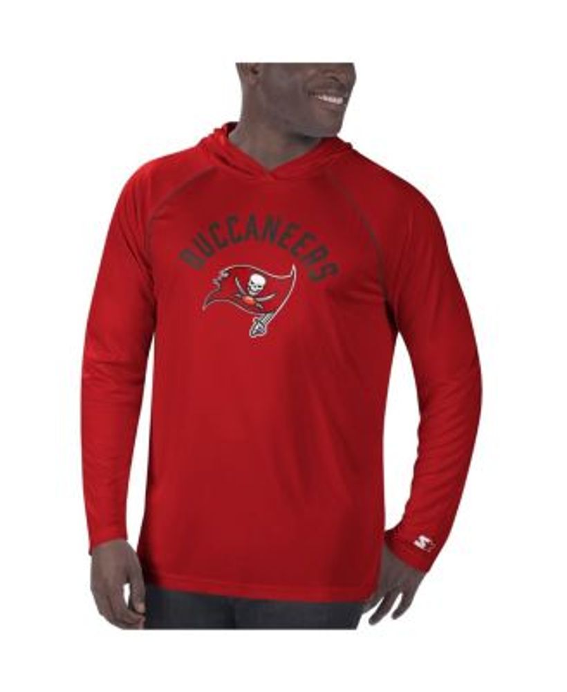 47 Tampa Bay Buccaneers Apparel Red Long Sleeve Hoodie Sweatshirt. Large