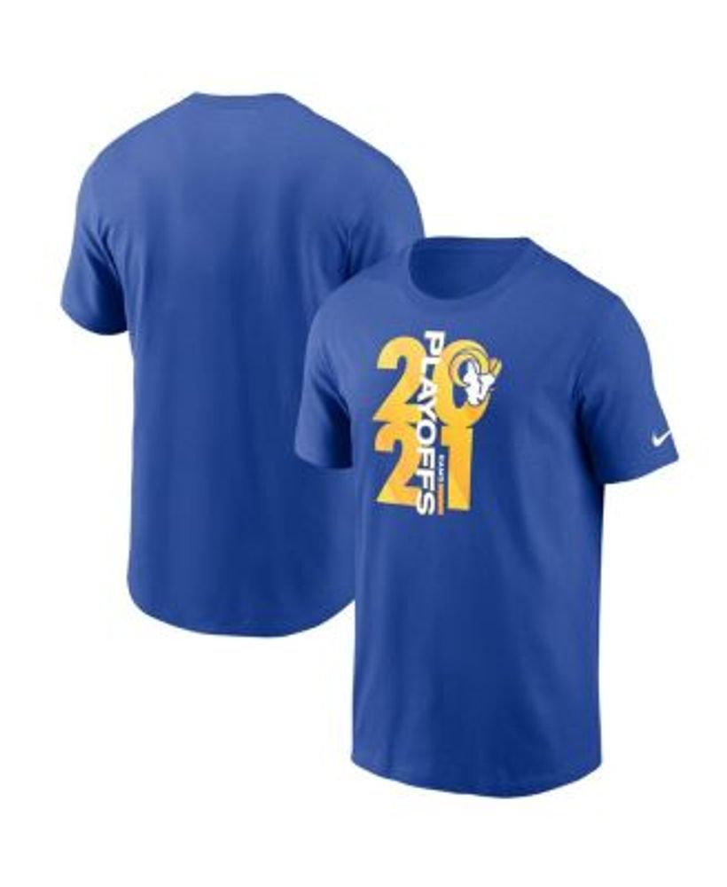 Men's Nike White Los Angeles Rams 2021 NFC Champions Roster T-Shirt