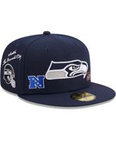 Men's '47 College Navy Seattle Seahawks Franchise Logo Fitted Hat