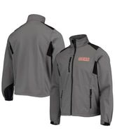 Men's Charcoal San Francisco 49ers Softshell Fleece Full-Zip Jacket