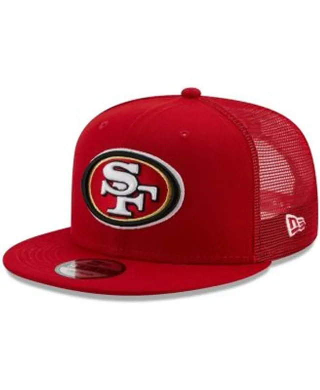 Men's New Era Black San Francisco 49ers Quad II 9FIFTY Trucker