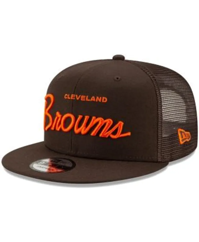 Men's '47 Brown/White Cleveland Browns Trucker Snapback Hat