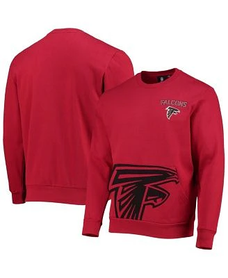 Men's Red Atlanta Falcons Pocket Pullover Sweater