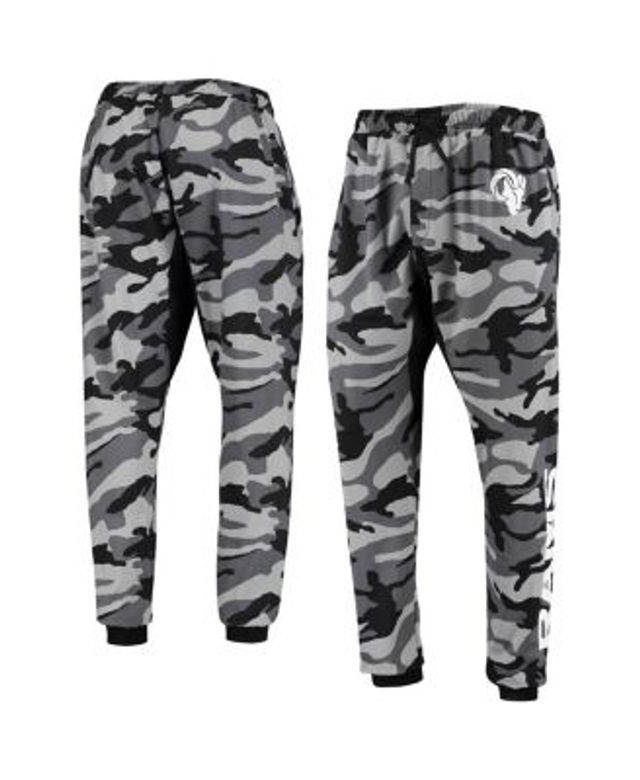 FOCO Men's Black Los Angeles Rams Camo Jogger Pants - Macy's