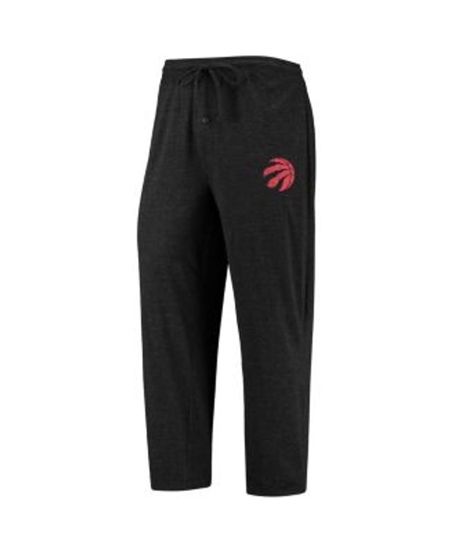 Men's Concepts Sport Black/Red Toronto Raptors Long Sleeve T-Shirt & Pants Sleep Set Size: Medium