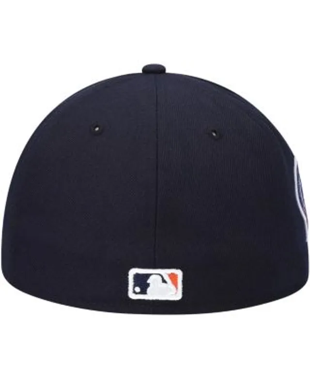 New Era Men's Navy Houston Astros Two-Tone Patch 9FORTY Snapback Hat