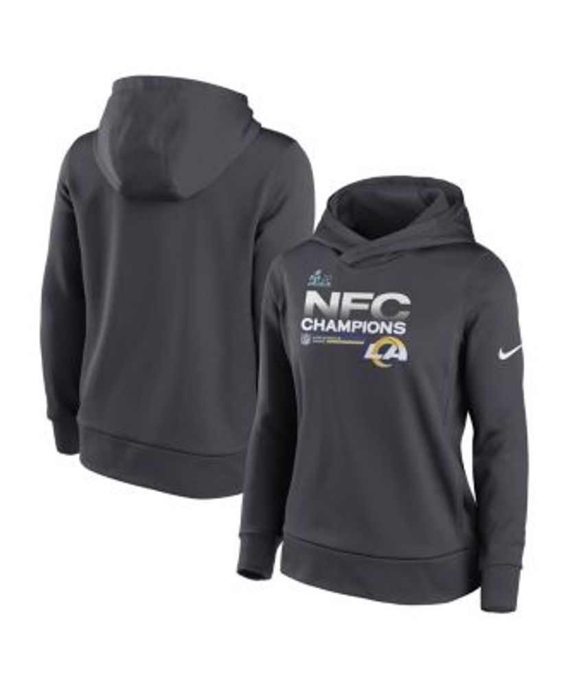 Women's Nike Heathered Gray Los Angeles Rams Super Bowl LVI