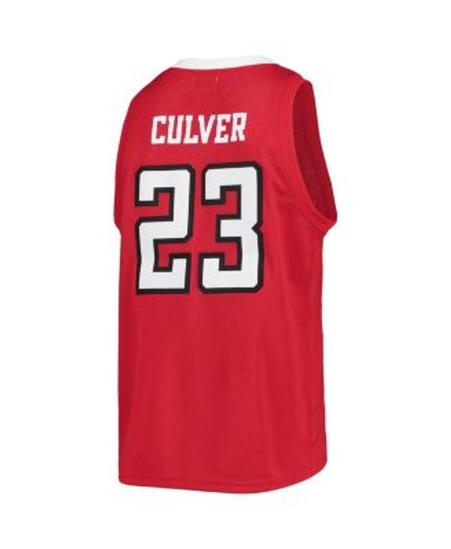 Men's Original Retro Brand Jarrett Culver Black Texas Tech Red Raiders  Alumni Basketball Jersey